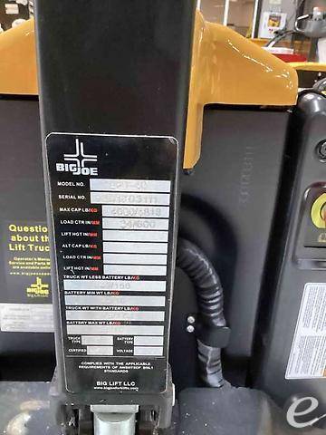 2021 Big Joe LPT40 Electric Forklift - 123Forklift