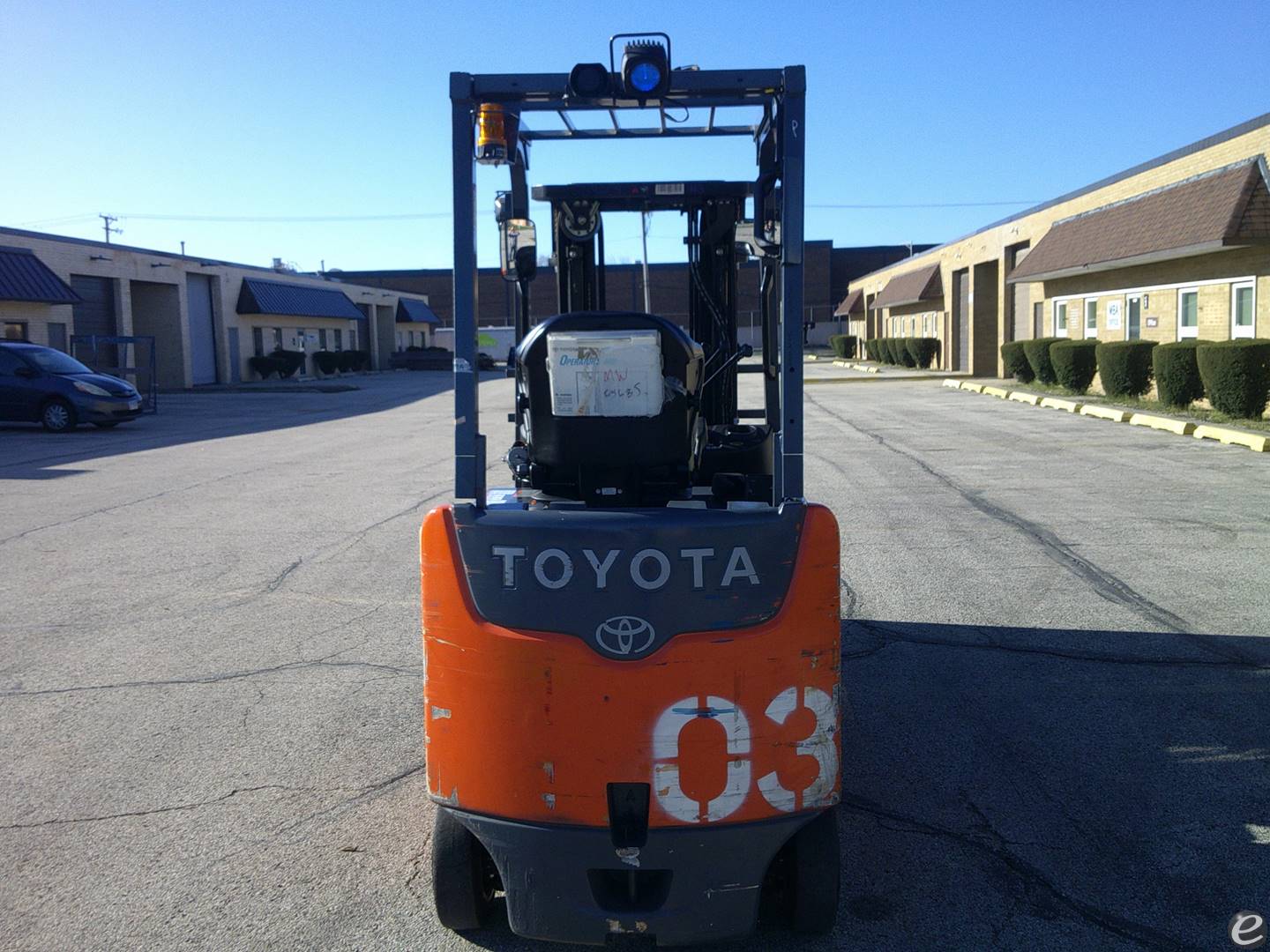 2020 Toyota 8FBCHU25 Electric Forklift - 123Forklift
