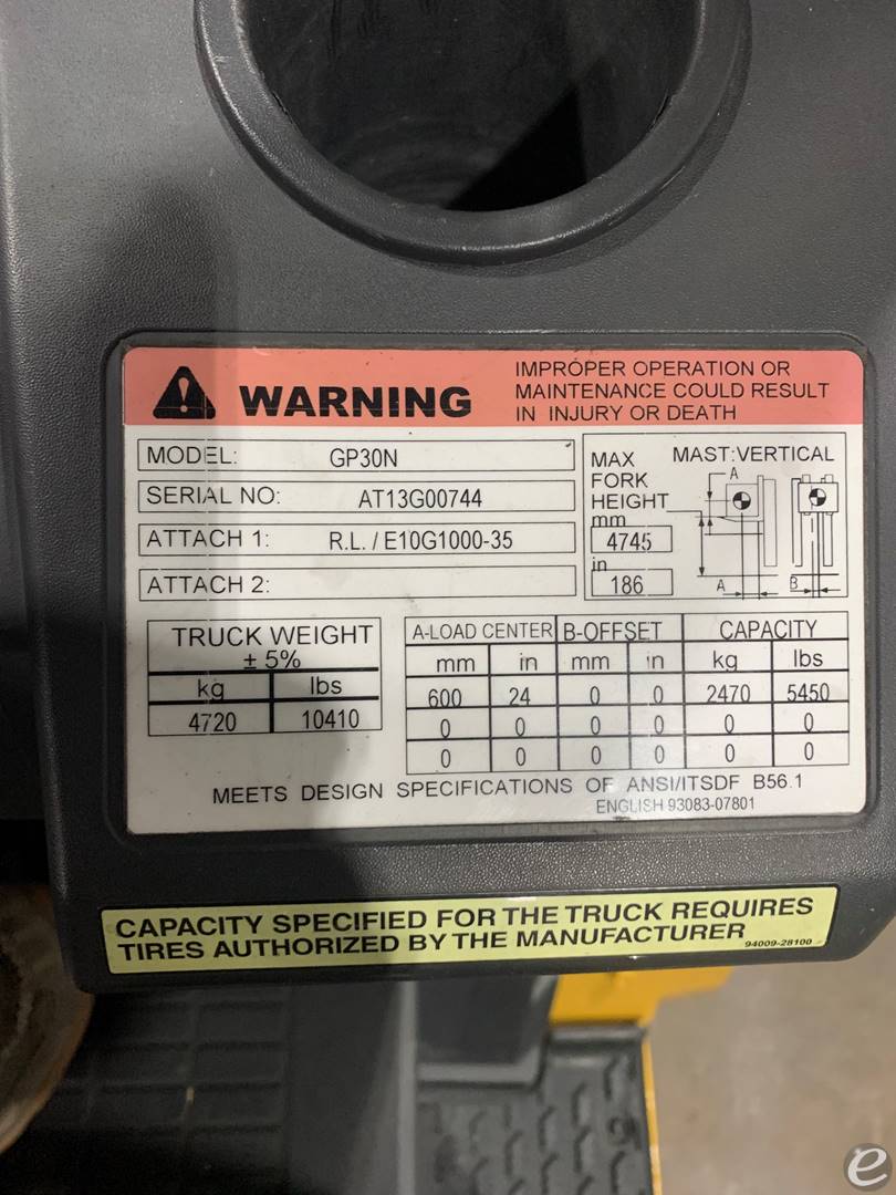 2016 Cat                                       GP30N LP Gas Forklift - 123Forklift