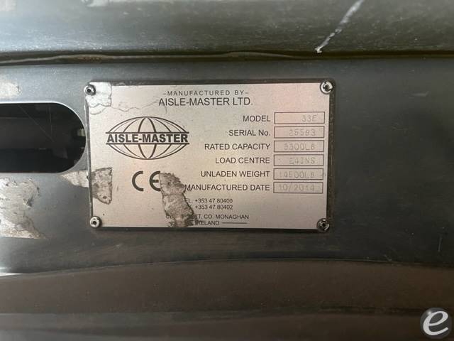 2014 Aisle-Master 33E Electric Forklift - 123Forklift