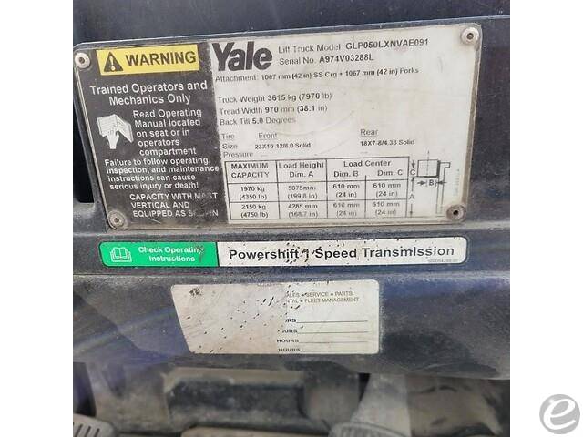 2013 Yale GP050LX LP Gas Forklift - 123Forklift