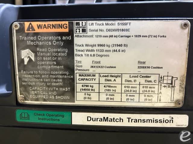 2008 Hyster S155FT