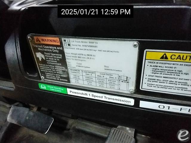 2017 Hyster S55FTS LP Gas Forklift - 123Forklift