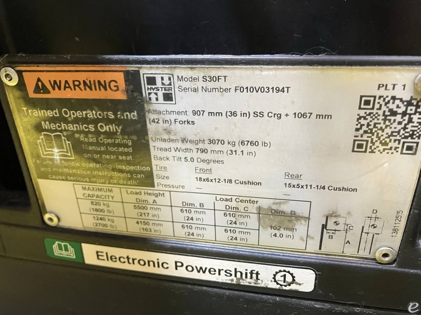 2019 Hyster S30FT