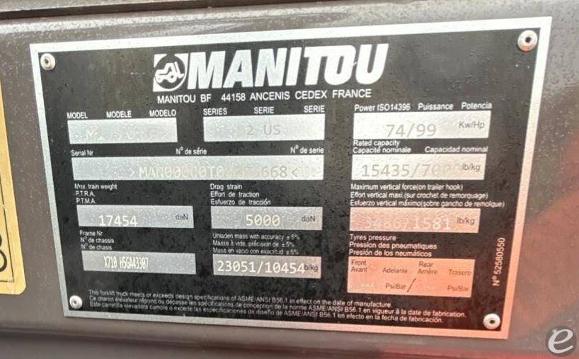 2021 Manitou MI70G