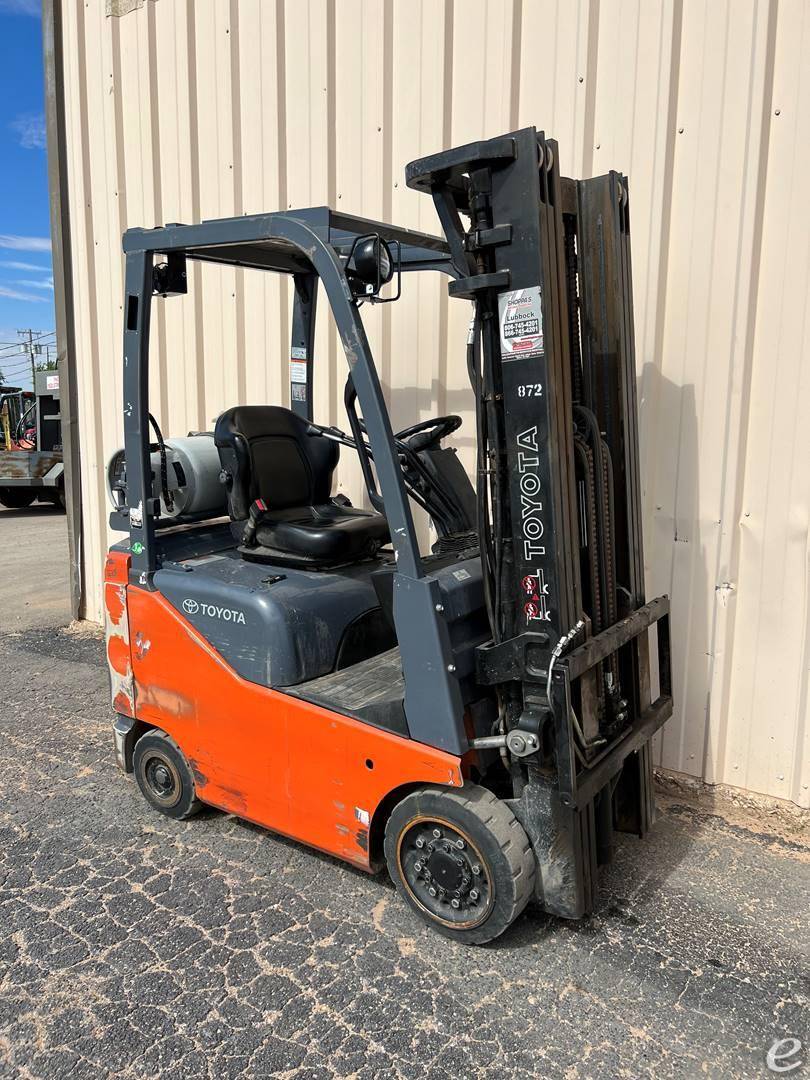 2019 Toyota 8FGCU15 LP Gas Forklift...