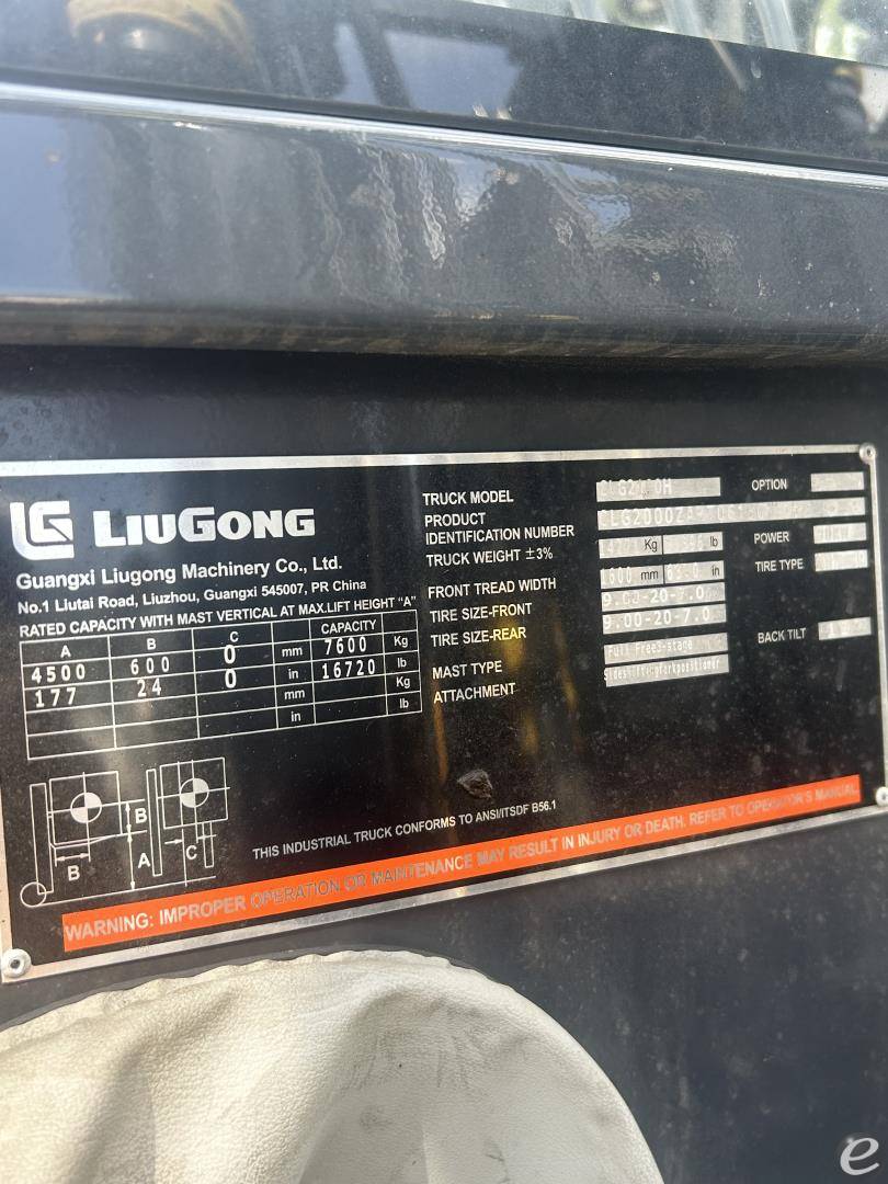2025 Liugong CLG2100H