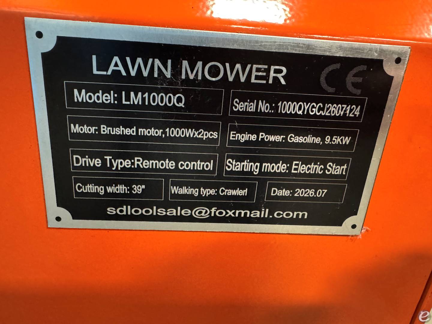 2026 New LM1000Q REMOTE FLAIL MOWER