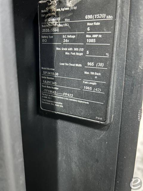 2005 Crown SP3410-30 Electric Order Picker - 123Forklift