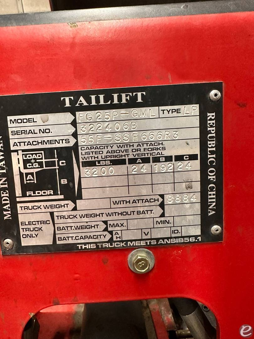 2007 Tailift FG25PGML