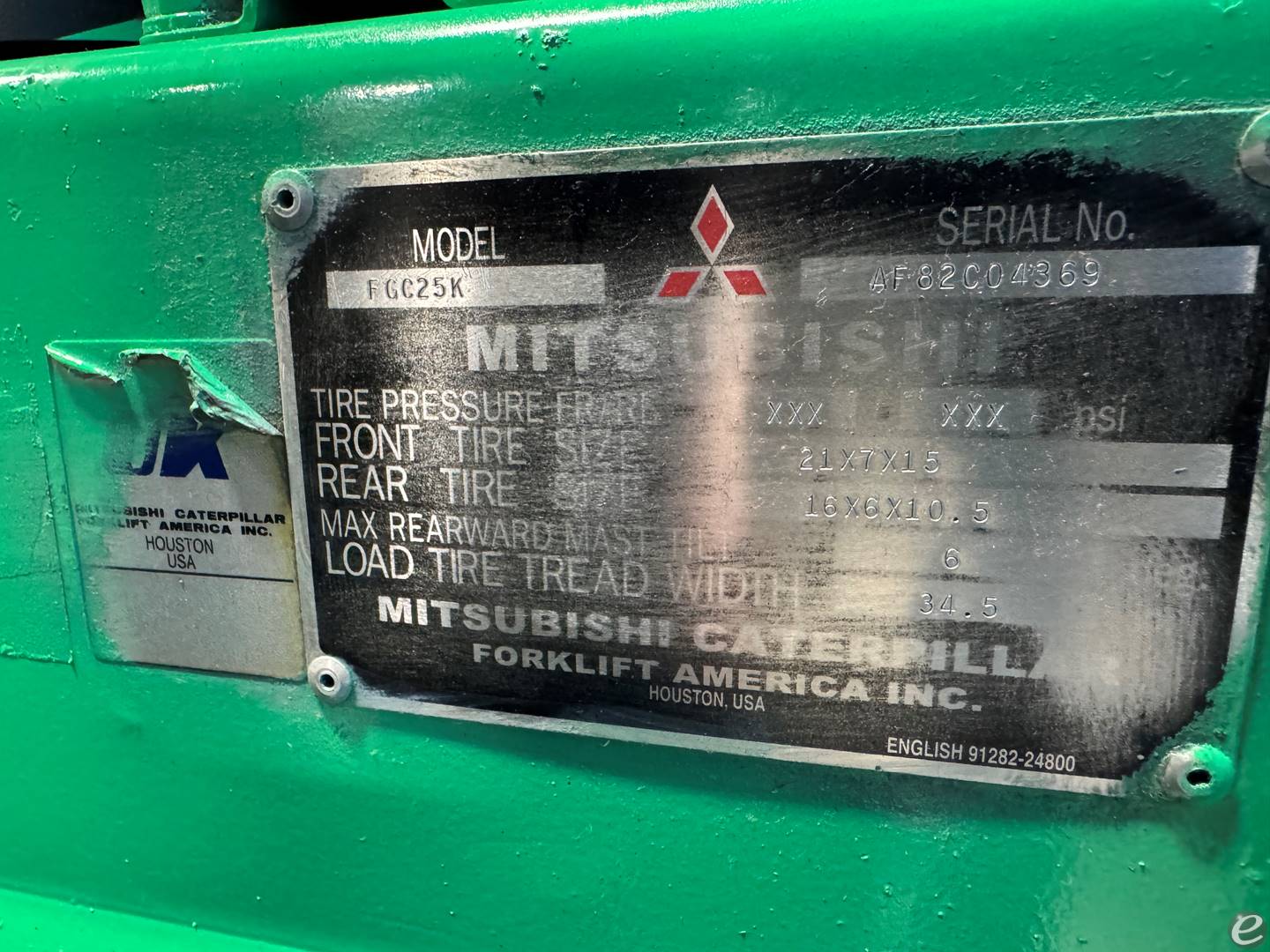 2000 Mitsubishi FGC25K