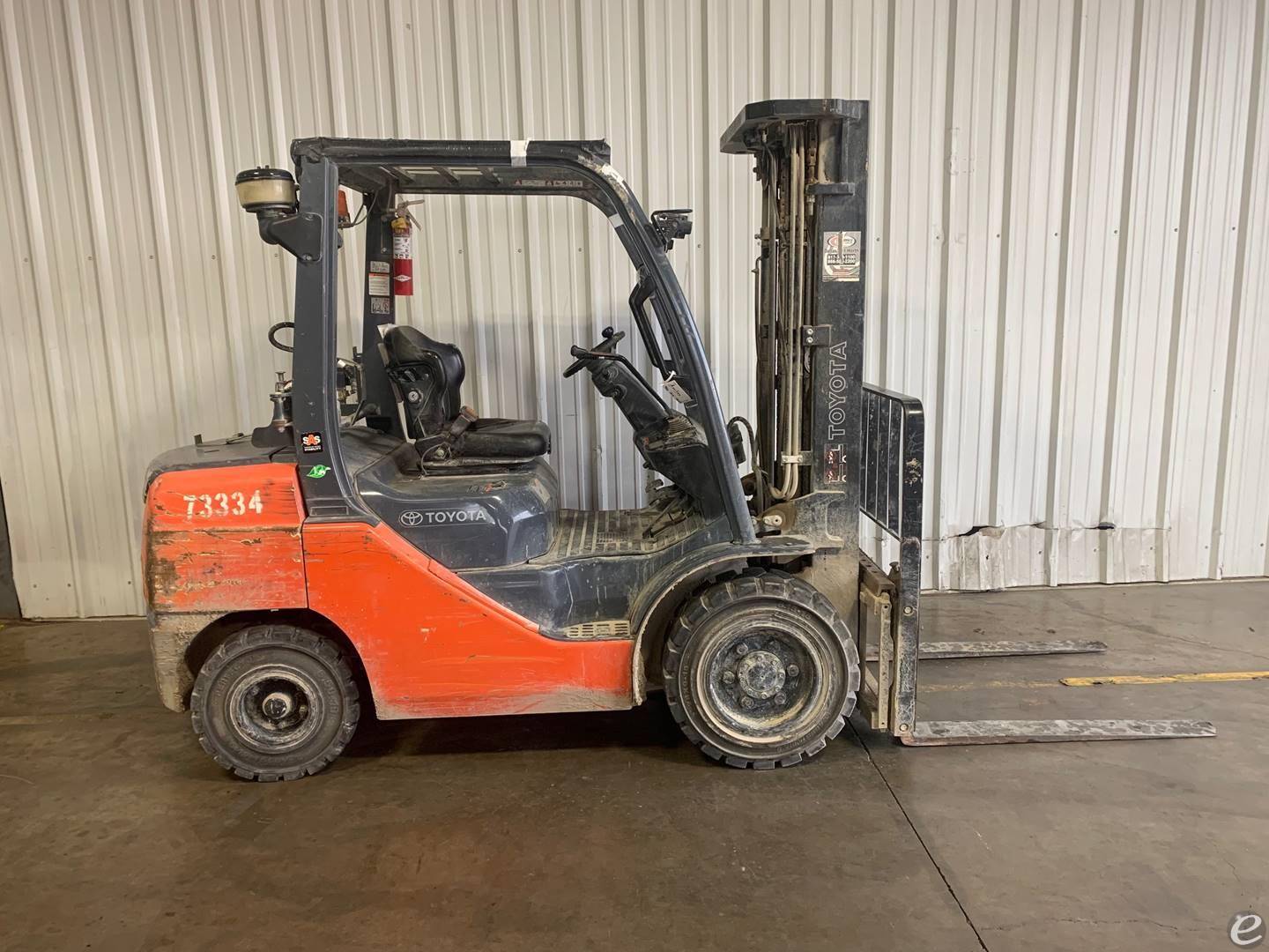 2018 Toyota 8FGU30 LP Gas Forklift
