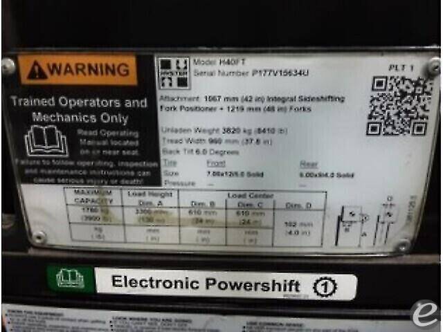 2020 Hyster H40FT LP Gas Forklift - 123Forklift
