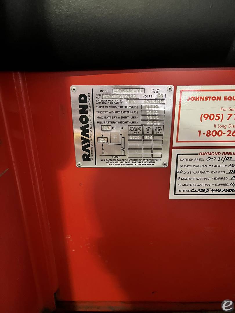 2000 Raymond EZADR25TT Electric Reach Truck - 123Forklift