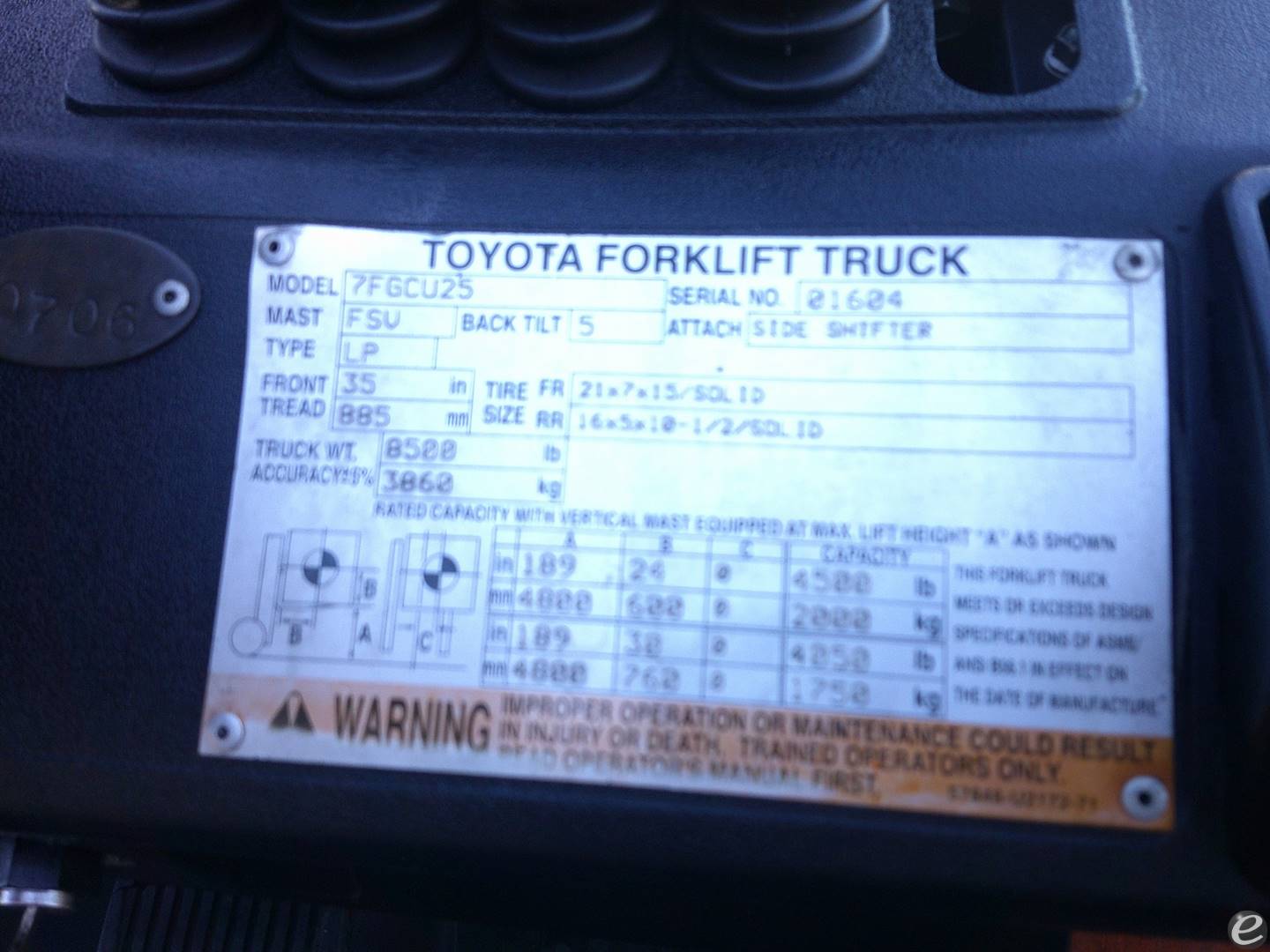 2006 Toyota 7FGCU25 LP Gas Forklift - 123Forklift