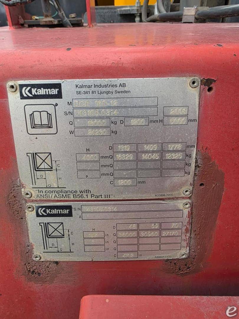 2008 Kalmar DCE160-12