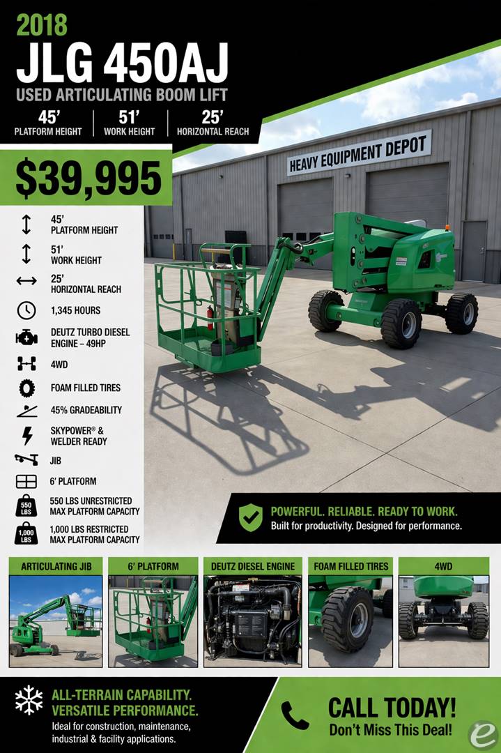 2018 JLG 450AJ