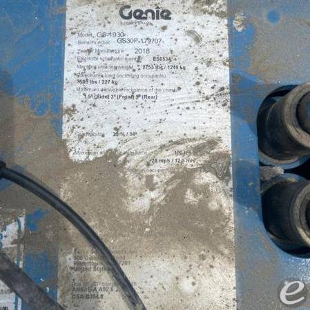 2018 Genie GS1930