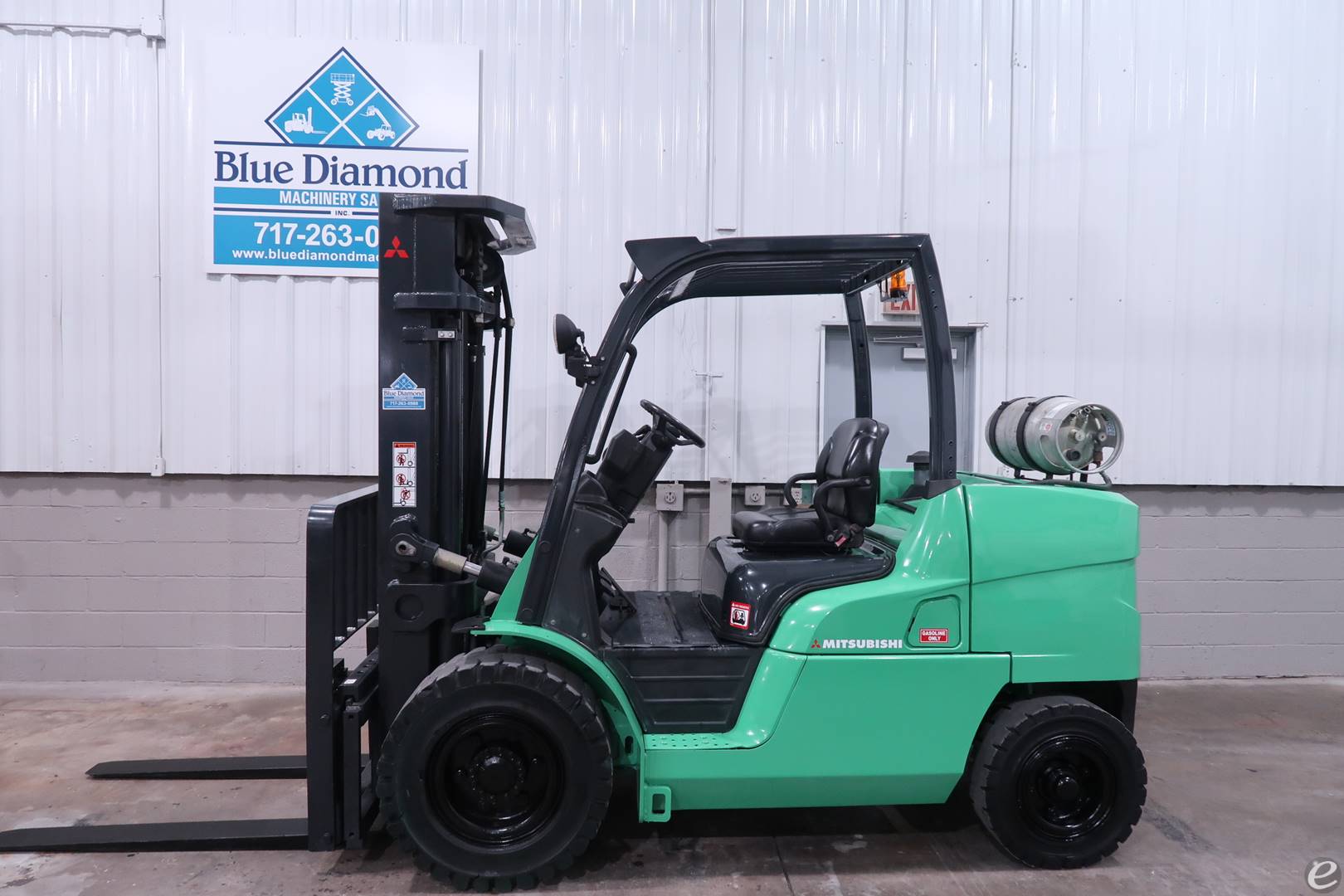 2013 Mitsubishi FG50CN Dual Fuel Forklift - 123Forklift