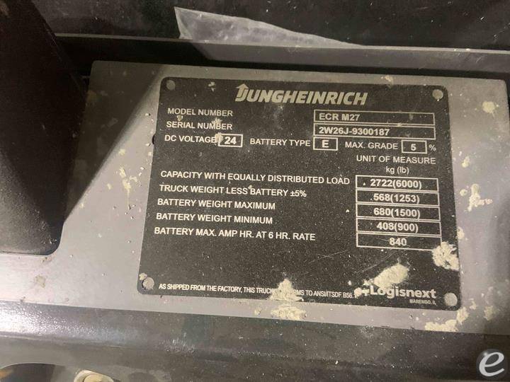 2022 Jungheinrich ECR M27