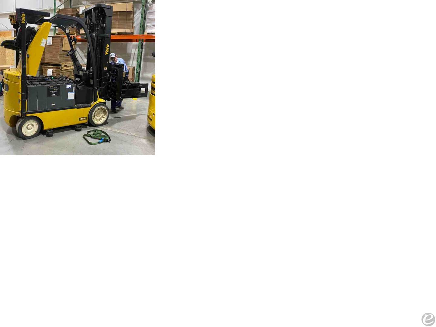 2014 Yale ERC080VHN48TE100 Electric Forklift - 123Forklift