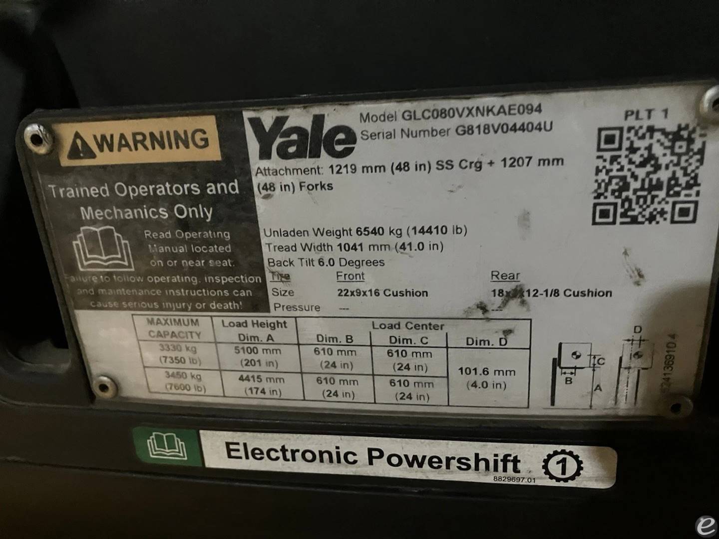 2020 Yale GLC080