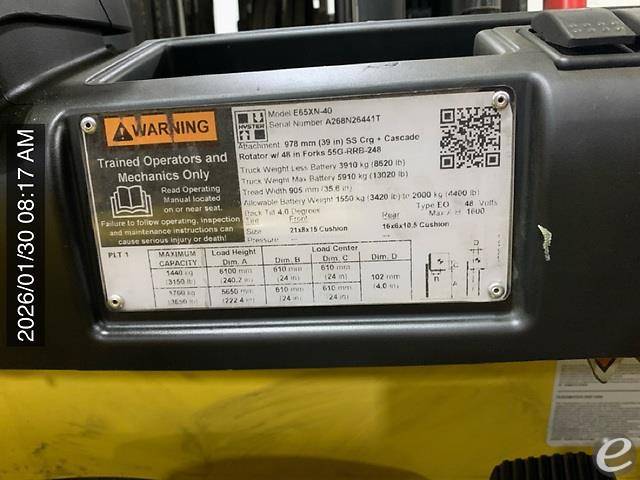 2019 Hyster E65XN