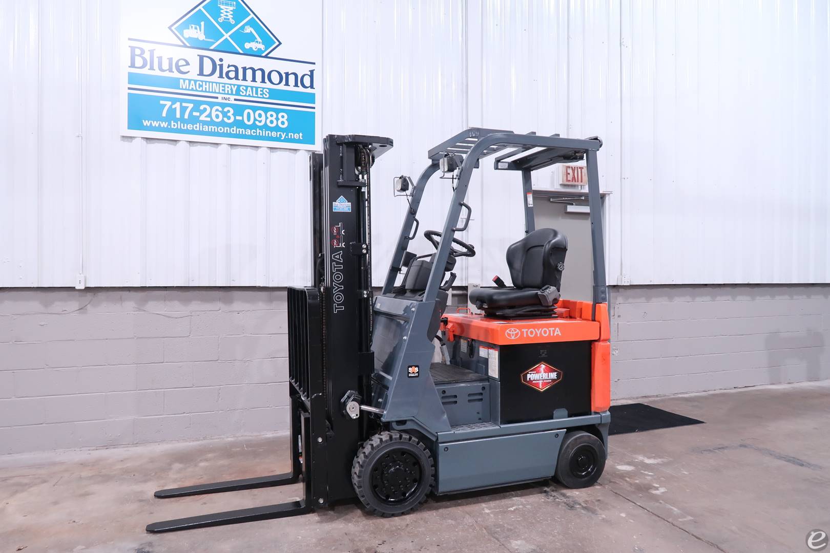 2018 Toyota 7FBCU18 Electric Forkli...