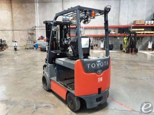 2017 Toyota 8FBCHU25 Electric Forklift - 123Forklift