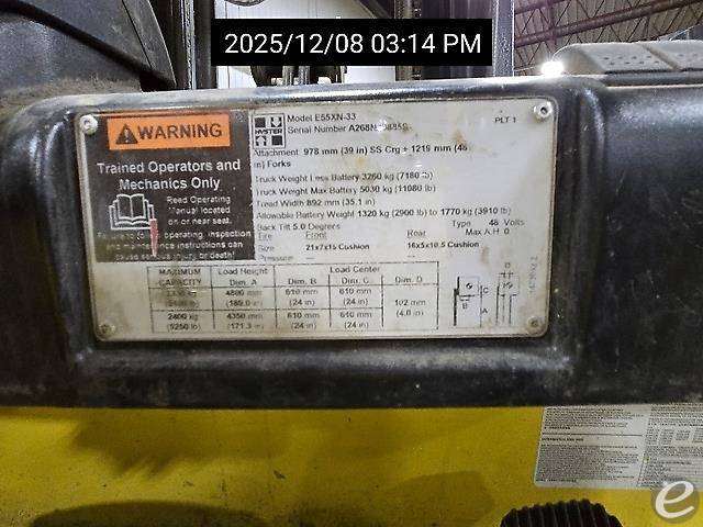 2018 Hyster E55XN