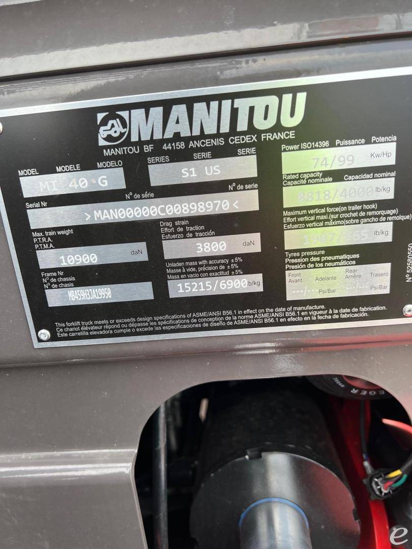 2023 Manitou MI40G