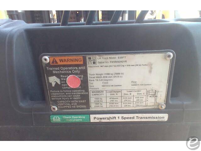2017 Hyster S35FT LP Gas Forklift - 123Forklift