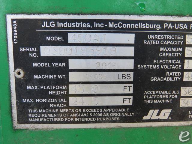 2015 JLG 450AJ II