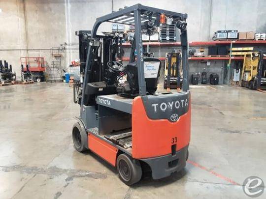 2017 Toyota 8FBCHU25 Electric Forklift - 123Forklift