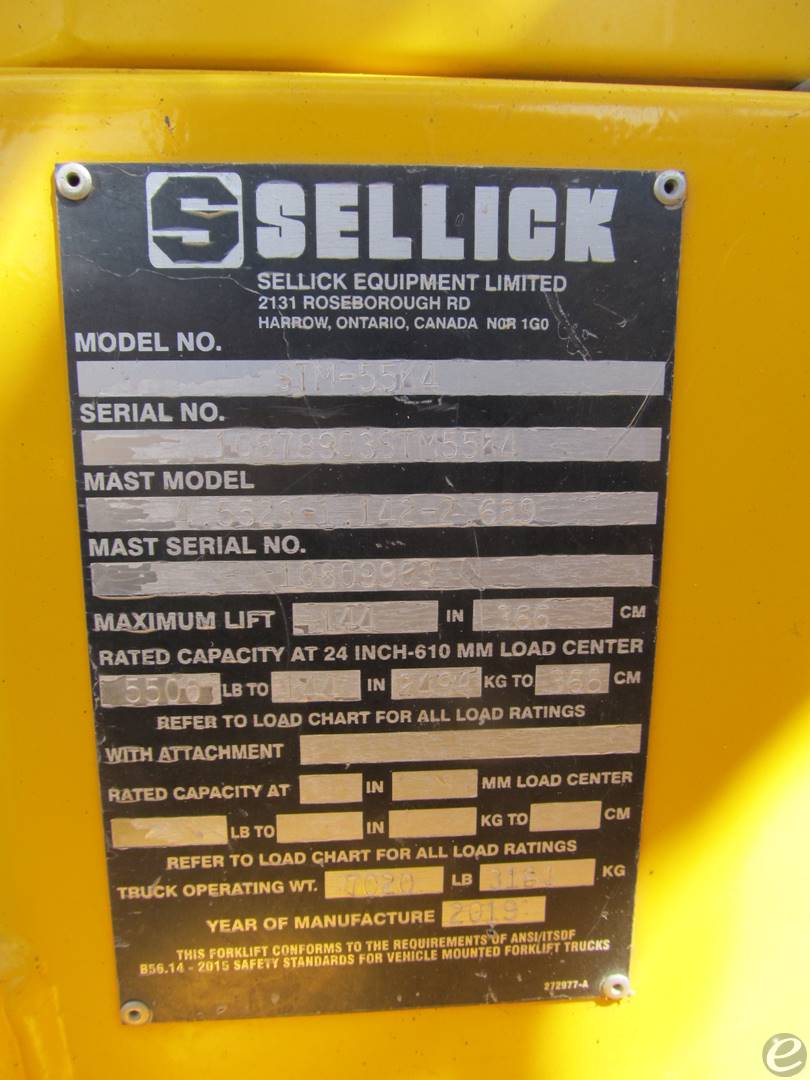 2019 Sellick STM-55K4