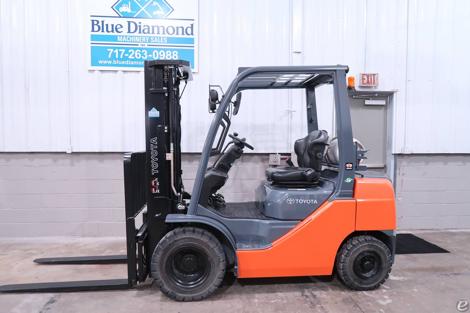 2016 Toyota 8FGU25 LP Gas Forklift - 123Forklift