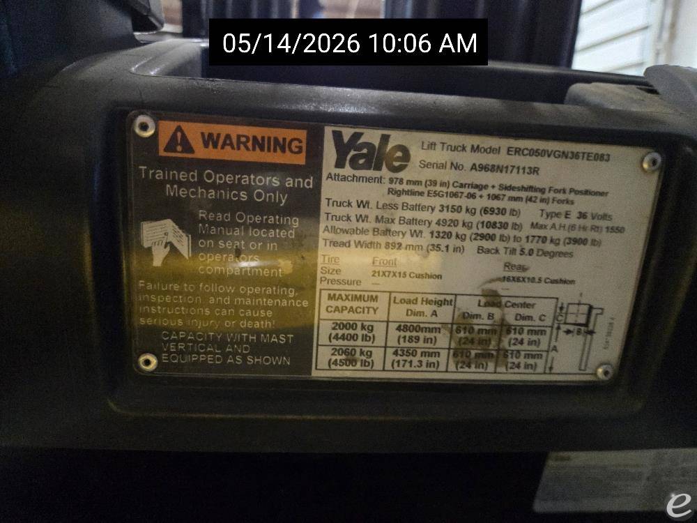 2017 Yale ERC050VG