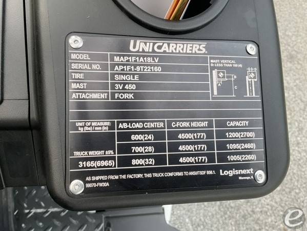 2023 Unicarriers MAP1F1A18LV