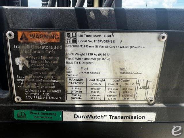 2007 Hyster S50FT