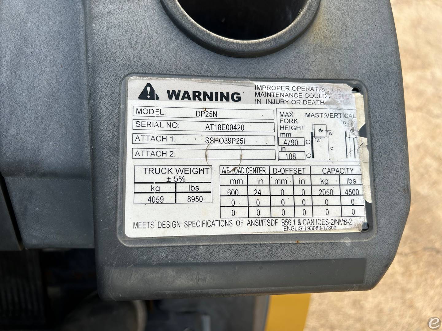 2018 Cat                                       DP25N5 Diesel Forklift - 123Forklift