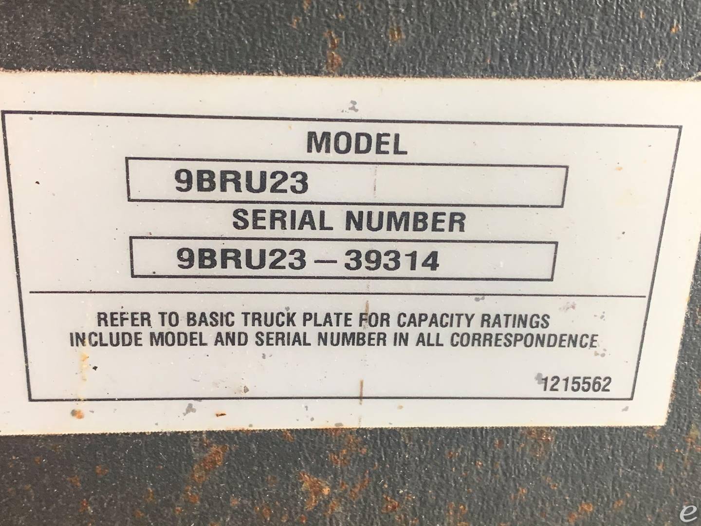 2019 Toyota 9BR233M268 Electric Forklift - 123Forklift