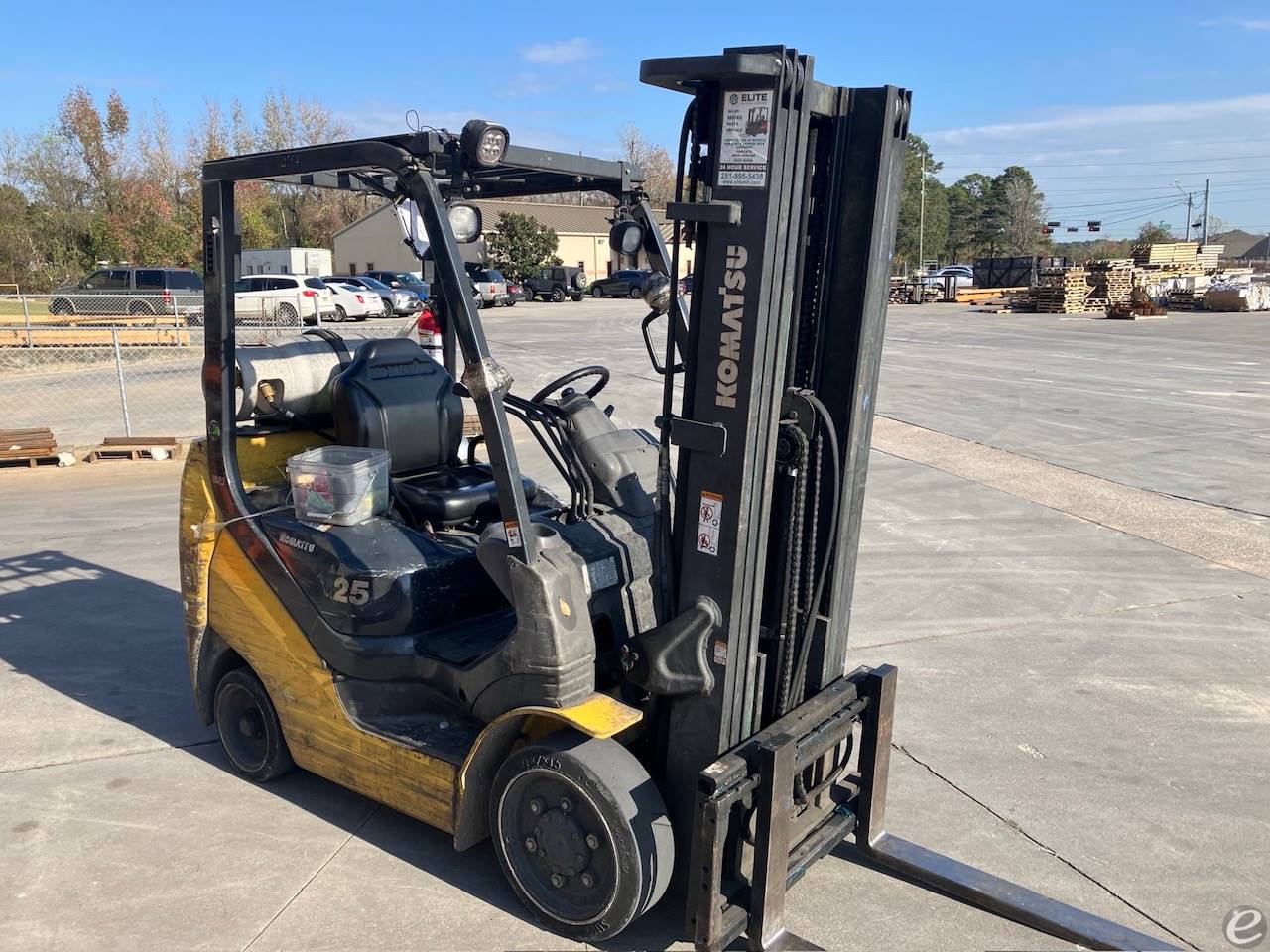 2016 Komatsu FG25ST-16 LP Gas Forklift - 123Forklift