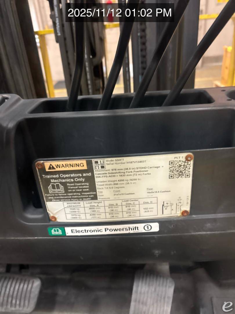 2019 Hyster S50FT