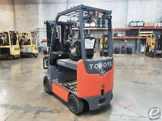 2017 Toyota 8FBCHU25 Electric Forklift - 123Forklift