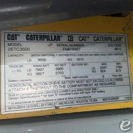 2020 Cat 2ETC3500