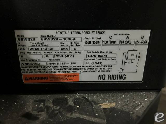 2021 Toyota 6BWS202L50