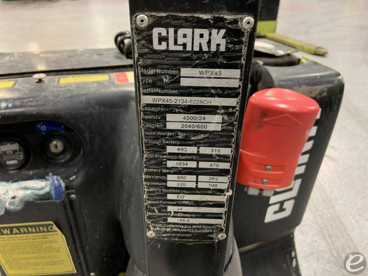 2018 Clark WPX45