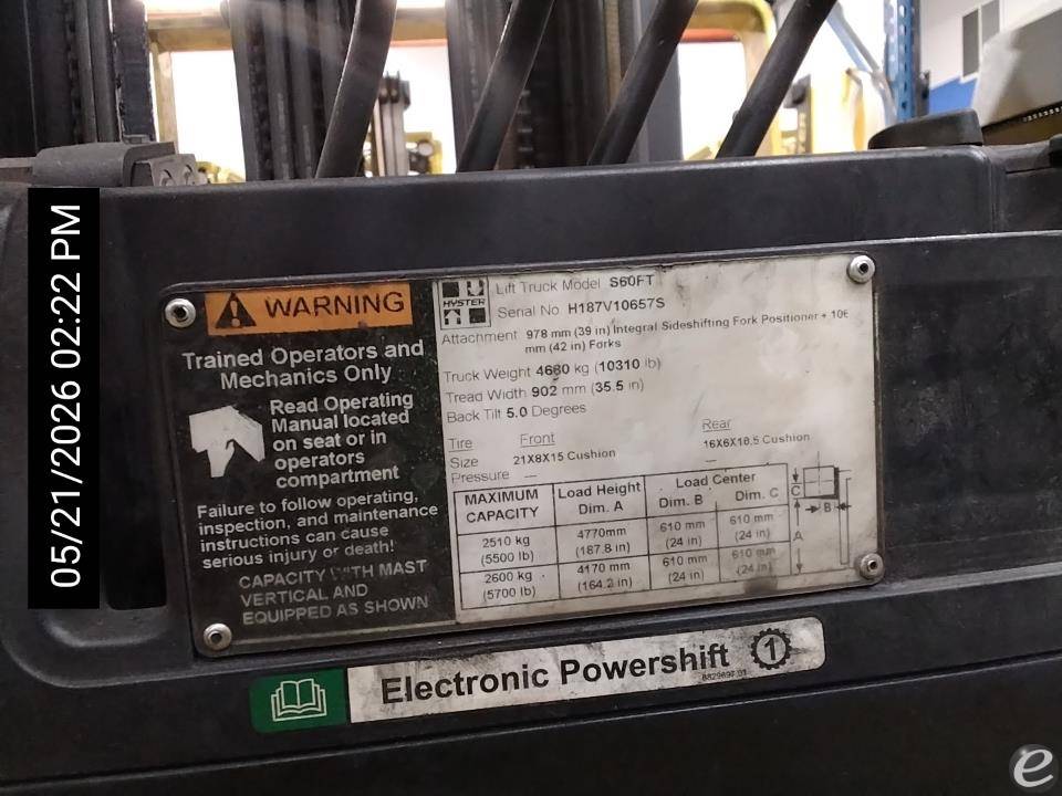 2018 Hyster S60FT