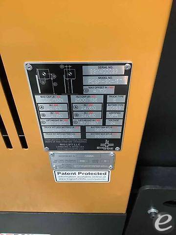2022 Big Joe PDSR30-157 Electric Forklift - 123Forklift