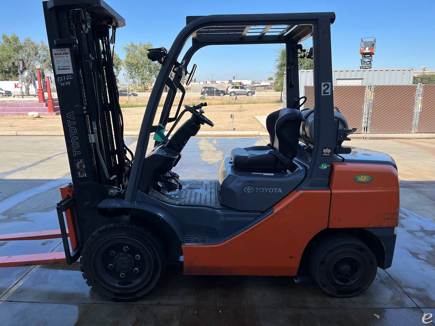 2017 Toyota 8FGU30 LP Gas Forklift - 123Forklift